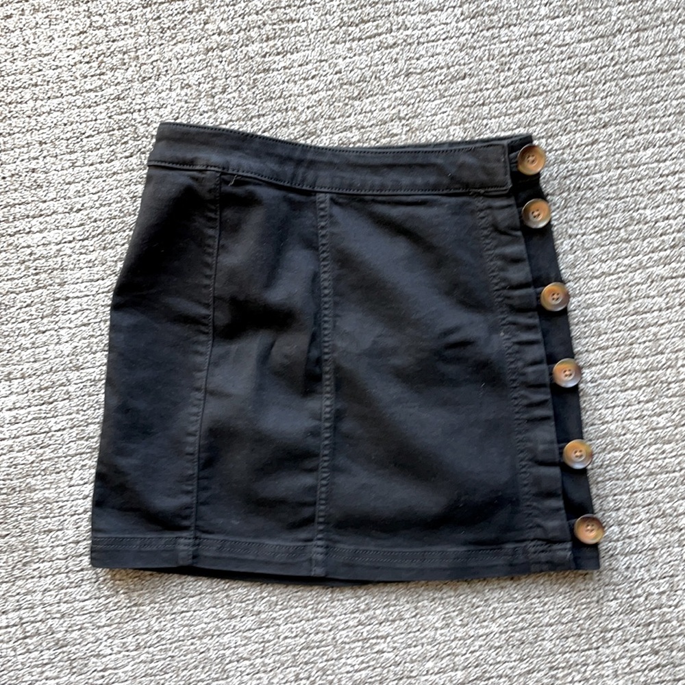 FP black mini skirt